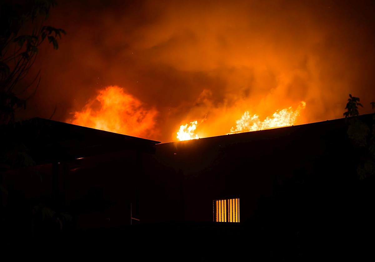 Incendio en una nave de Ciudad Rodrigo.
