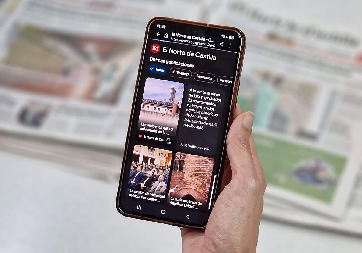 Así puedes configurar Google Discover para leer El Norte de Castilla ...