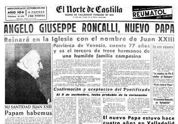 Angelo Giuseppe Roncalli, nuevo Papa