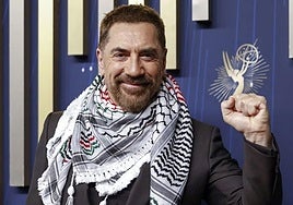 Javier Bardem, en la gala de los Premios Emmy.