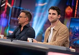 Alejandro Amenábar y Julio Peña, en 'El Hormiguero'.