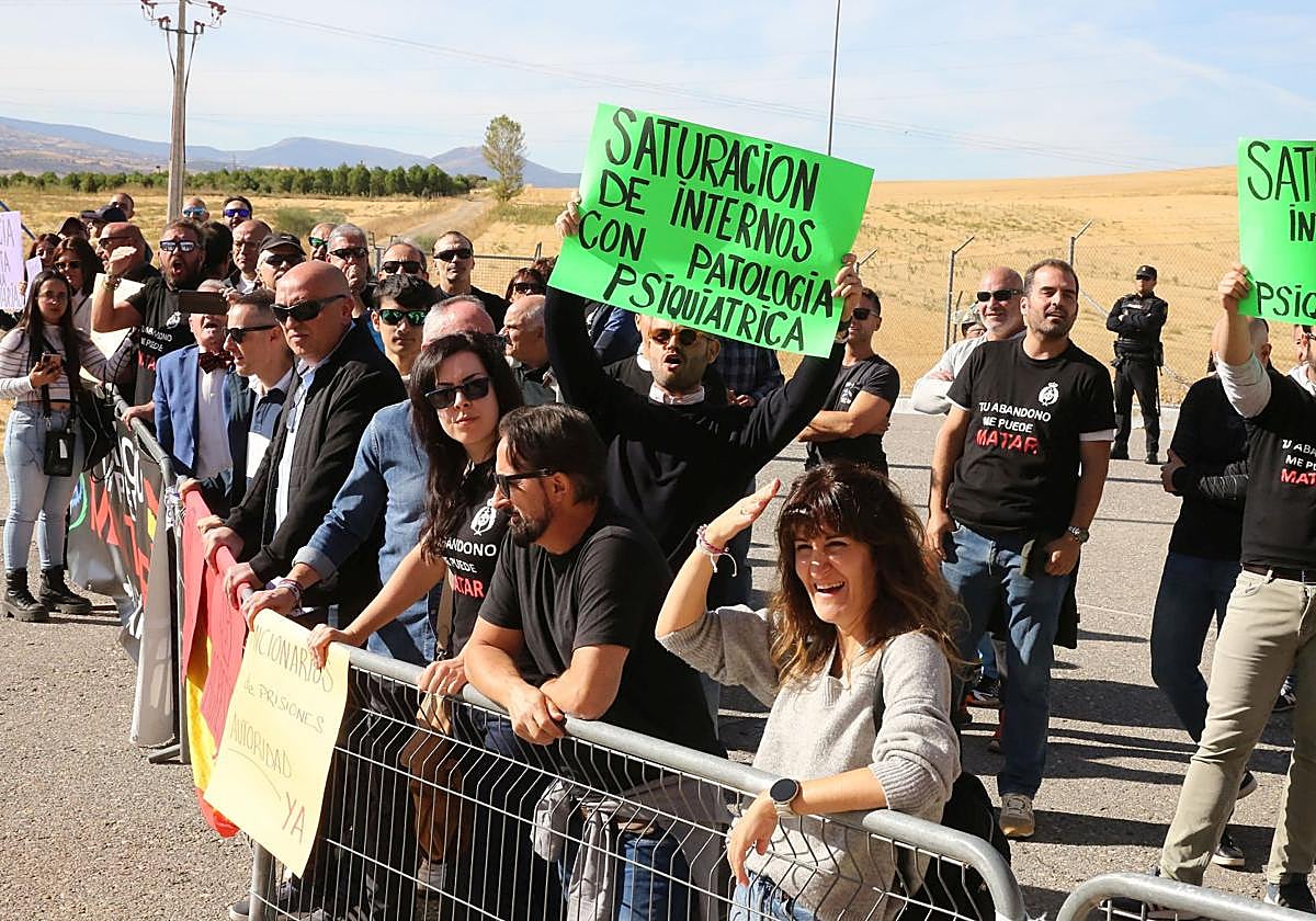 Protesta en la cárcel de Segovia contra Grande-Marlaska