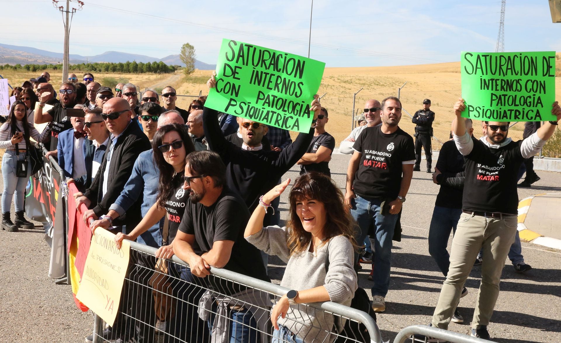 Protesta en la cárcel de Segovia contra Grande-Marlaska