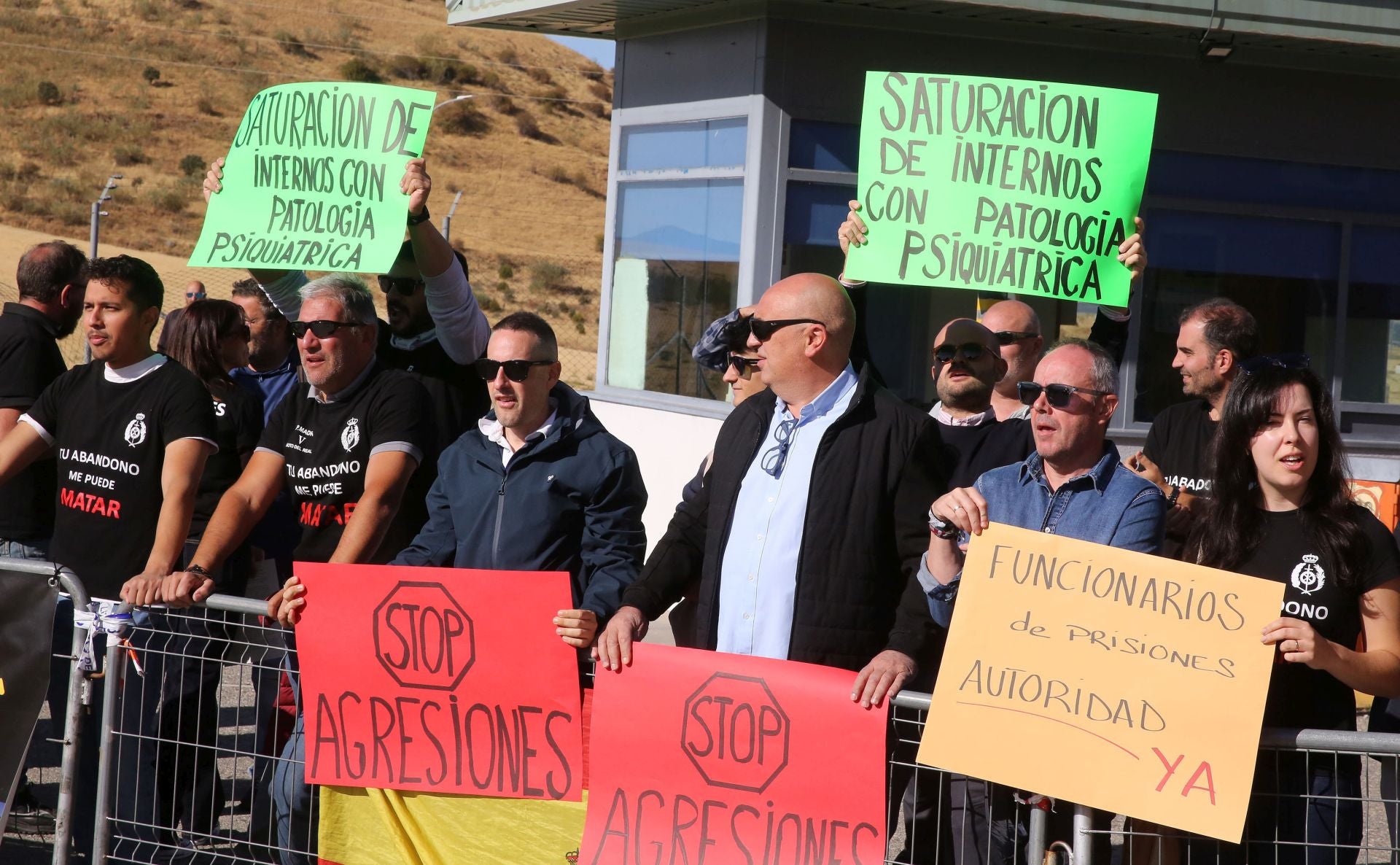 Protesta en la cárcel de Segovia contra Grande-Marlaska