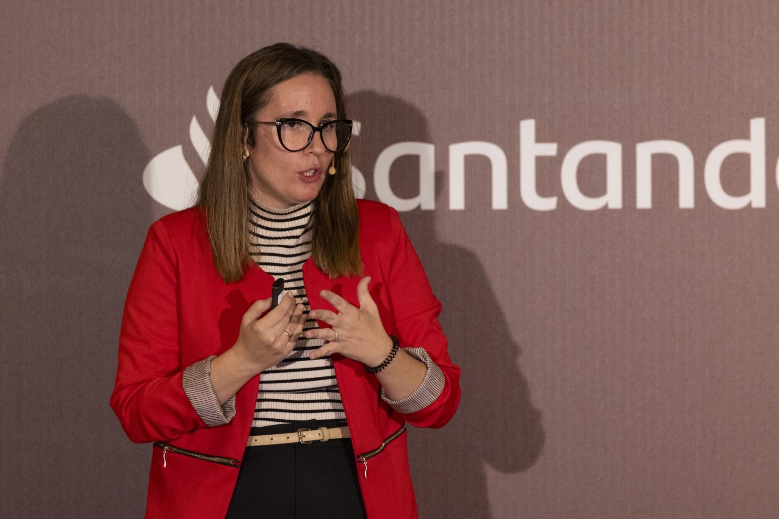 Asistentes al Foro Santander &#039;Visión empresarial, estrategia y futuro&#039;