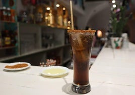 El 'Charro Negro', servido en el restaurante Totol Naj, en la Casa de México en Castilla y León