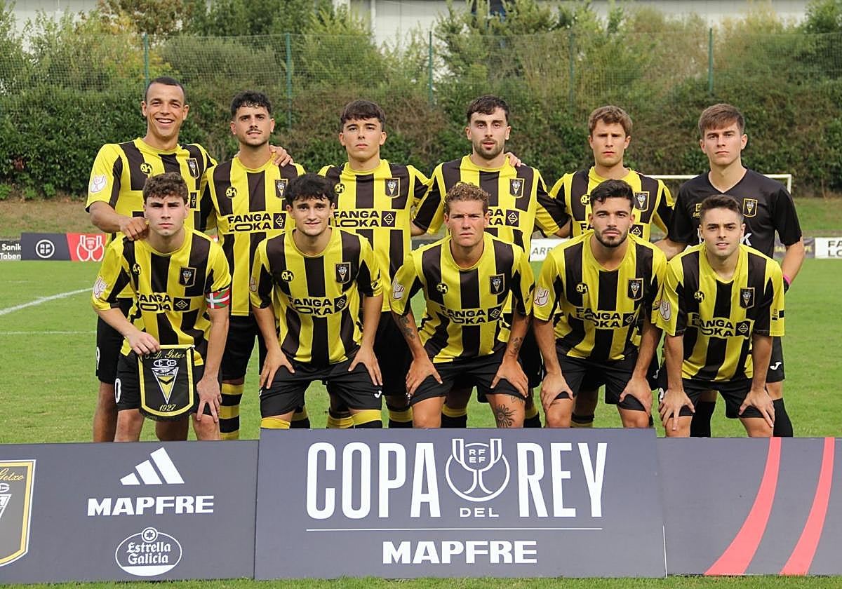 El once con el que saltó a Fadura el Getxo.
