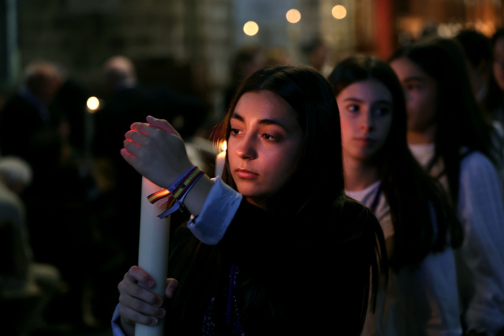 Las fotos de la procesión de clausura de la Misión evangelizadora Cofradía de Nuestra Señora de las Angustias