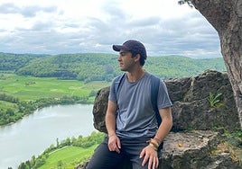 Fernando Rico en el famoso lago Harpurger See, en Baviera