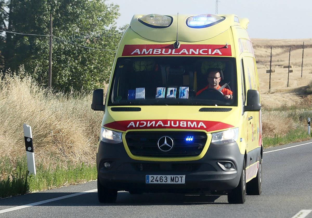 Ambulancia de Sacyl.