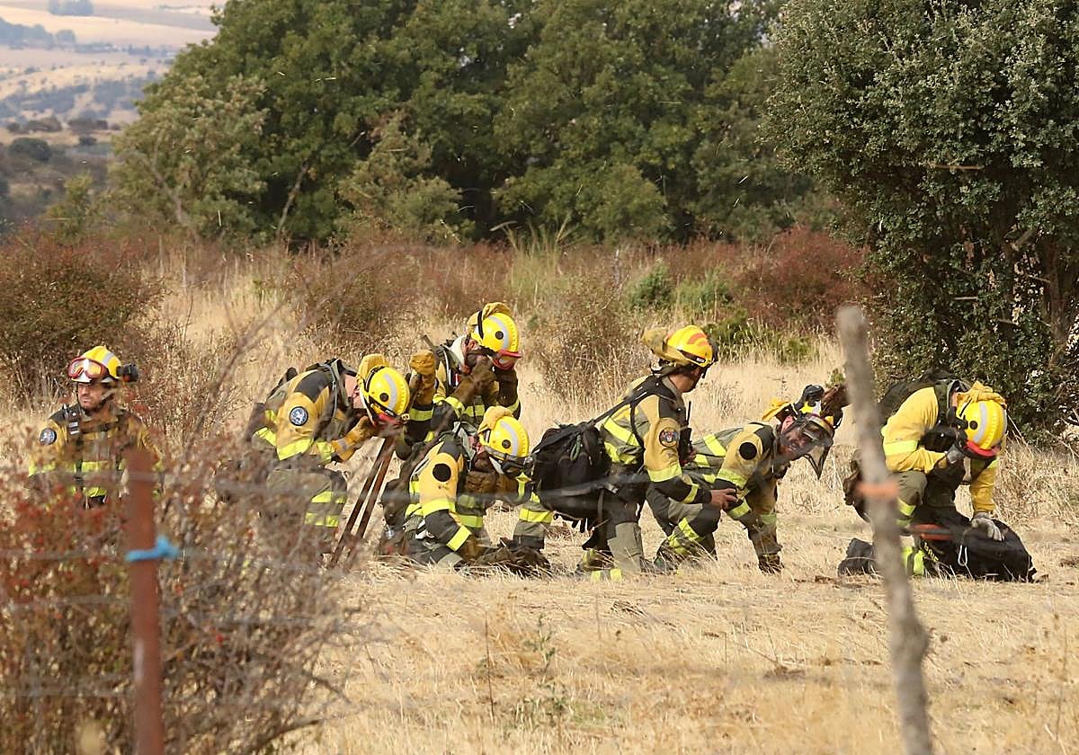 El incendio en el nordeste, en imágenes