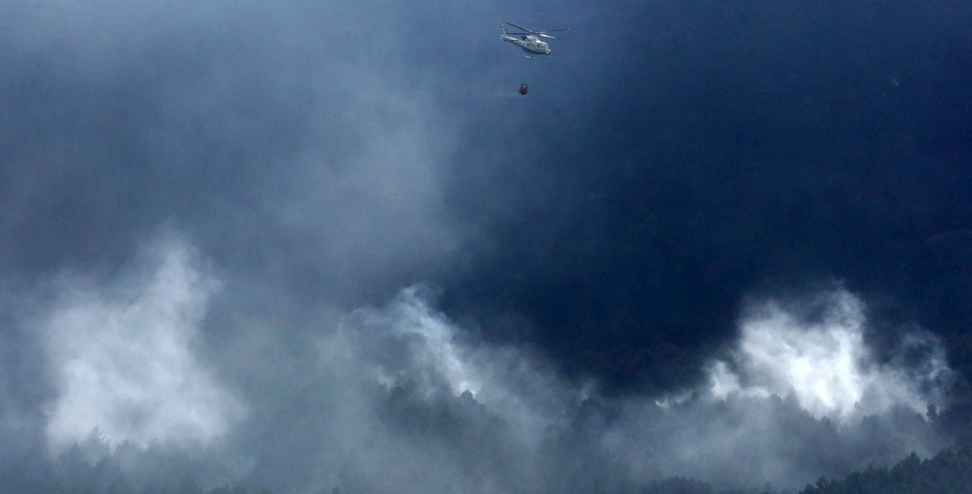 El incendio en el nordeste, en imágenes