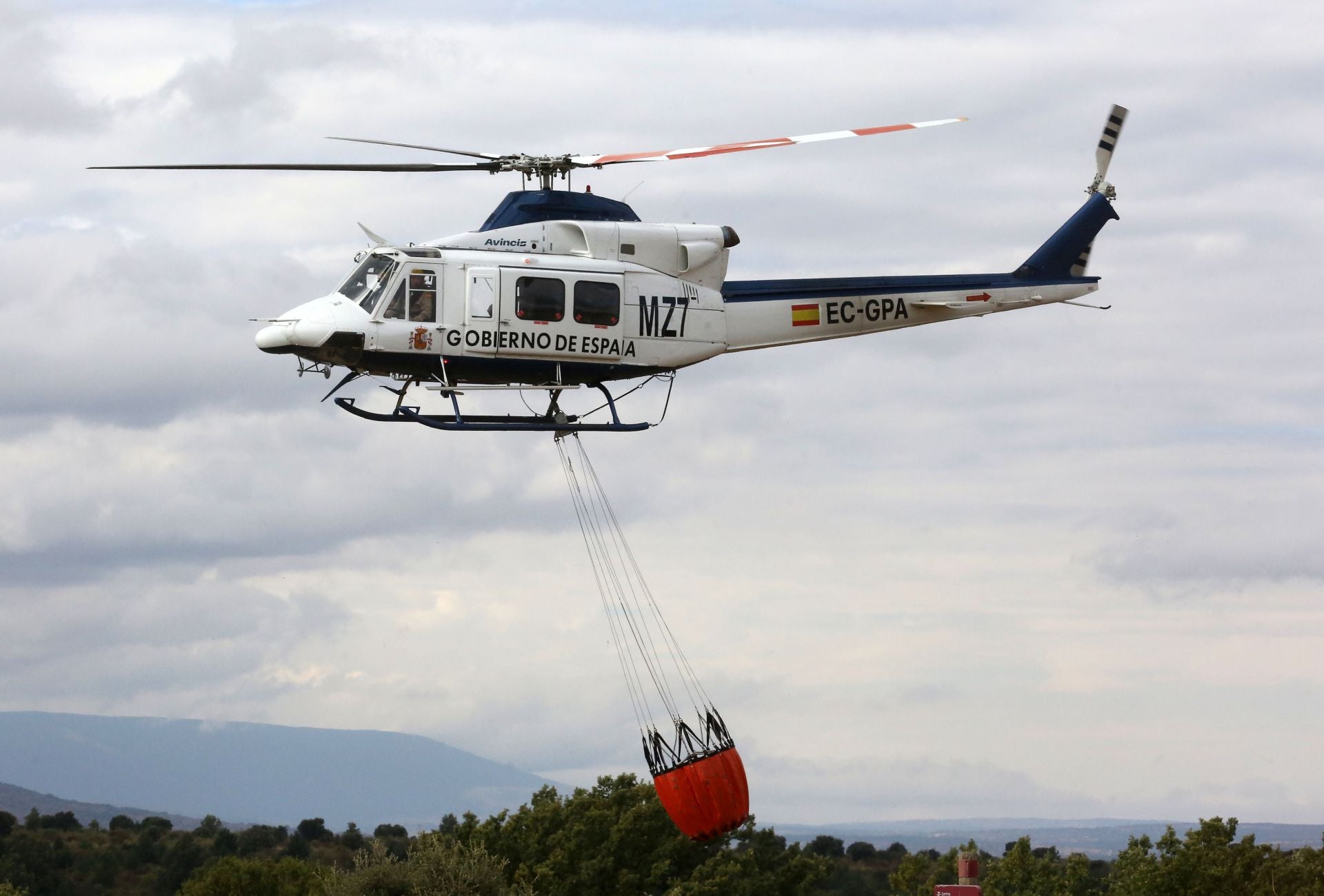 El incendio en el nordeste, en imágenes
