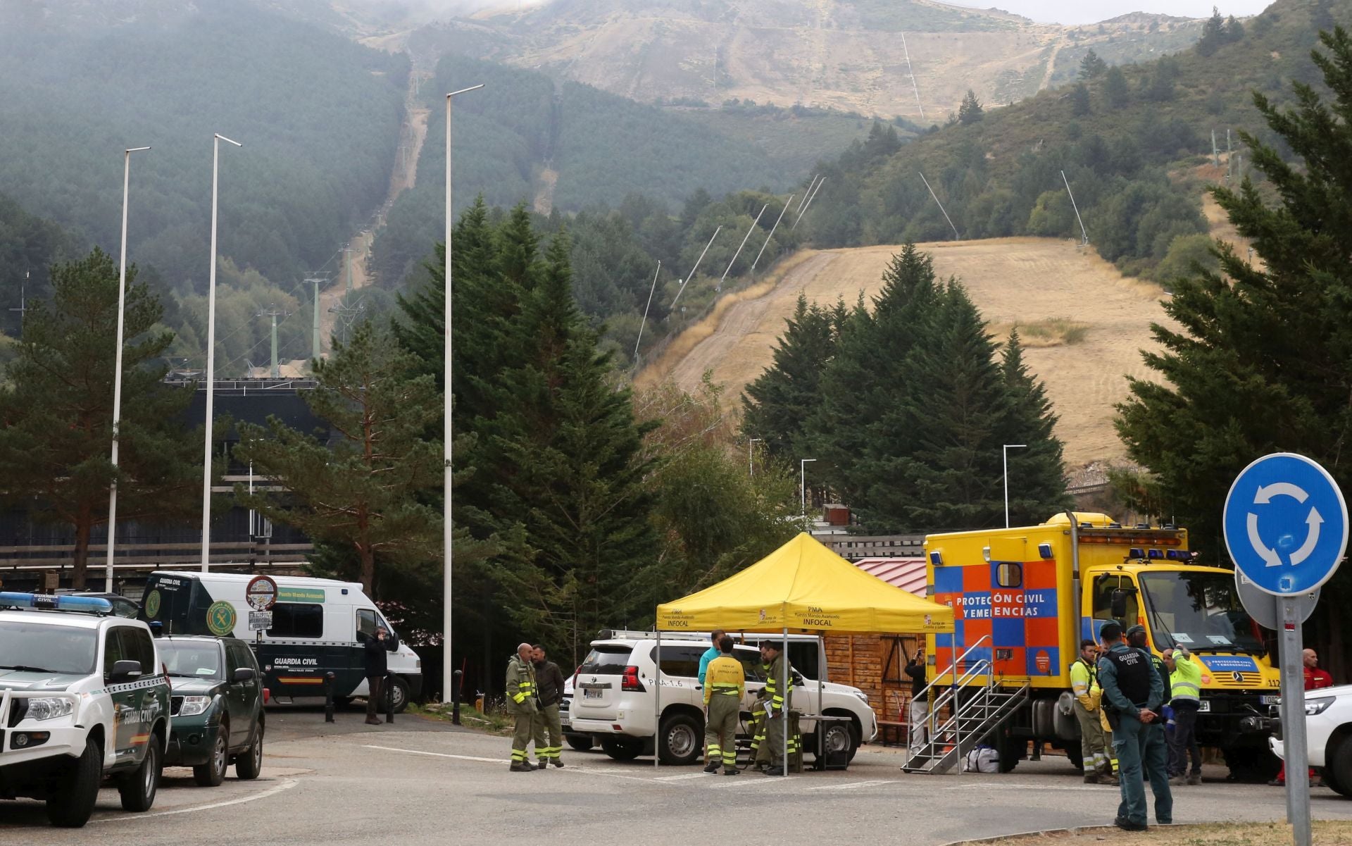 El incendio en el nordeste, en imágenes