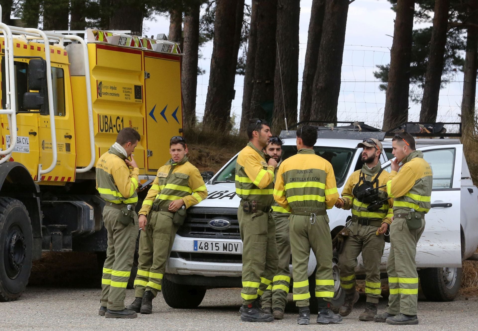 El incendio en el nordeste, en imágenes