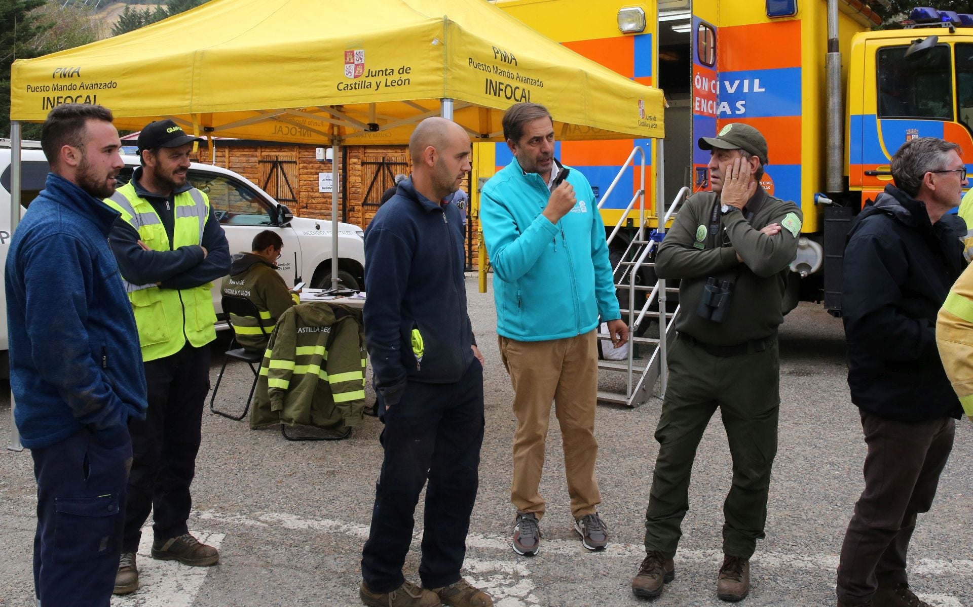 El incendio en el nordeste, en imágenes
