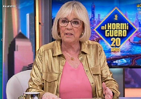 Carmen Maura en 'El Hormiguero'.