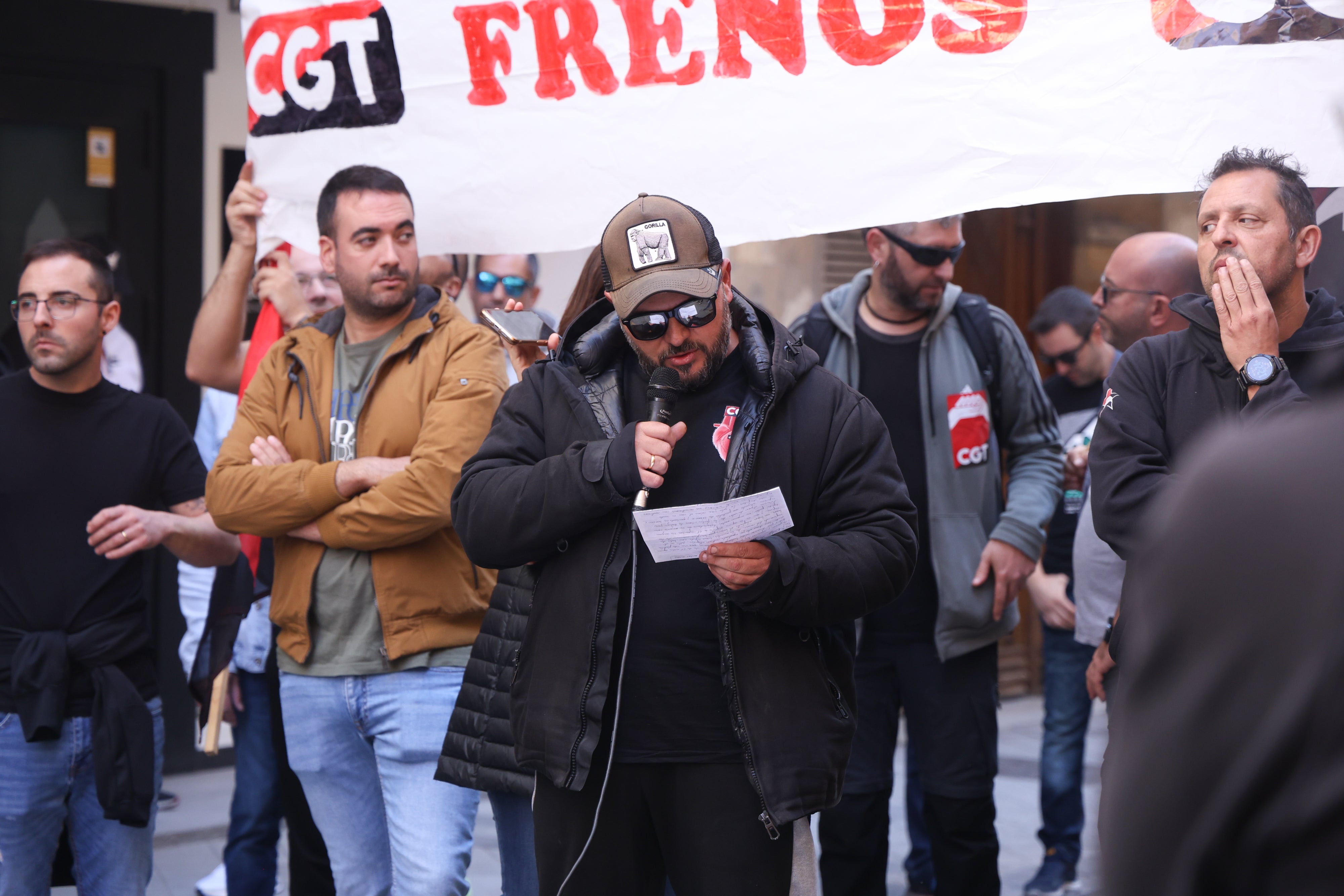 La manifestación de Frenos y Conjuntos en imágenes