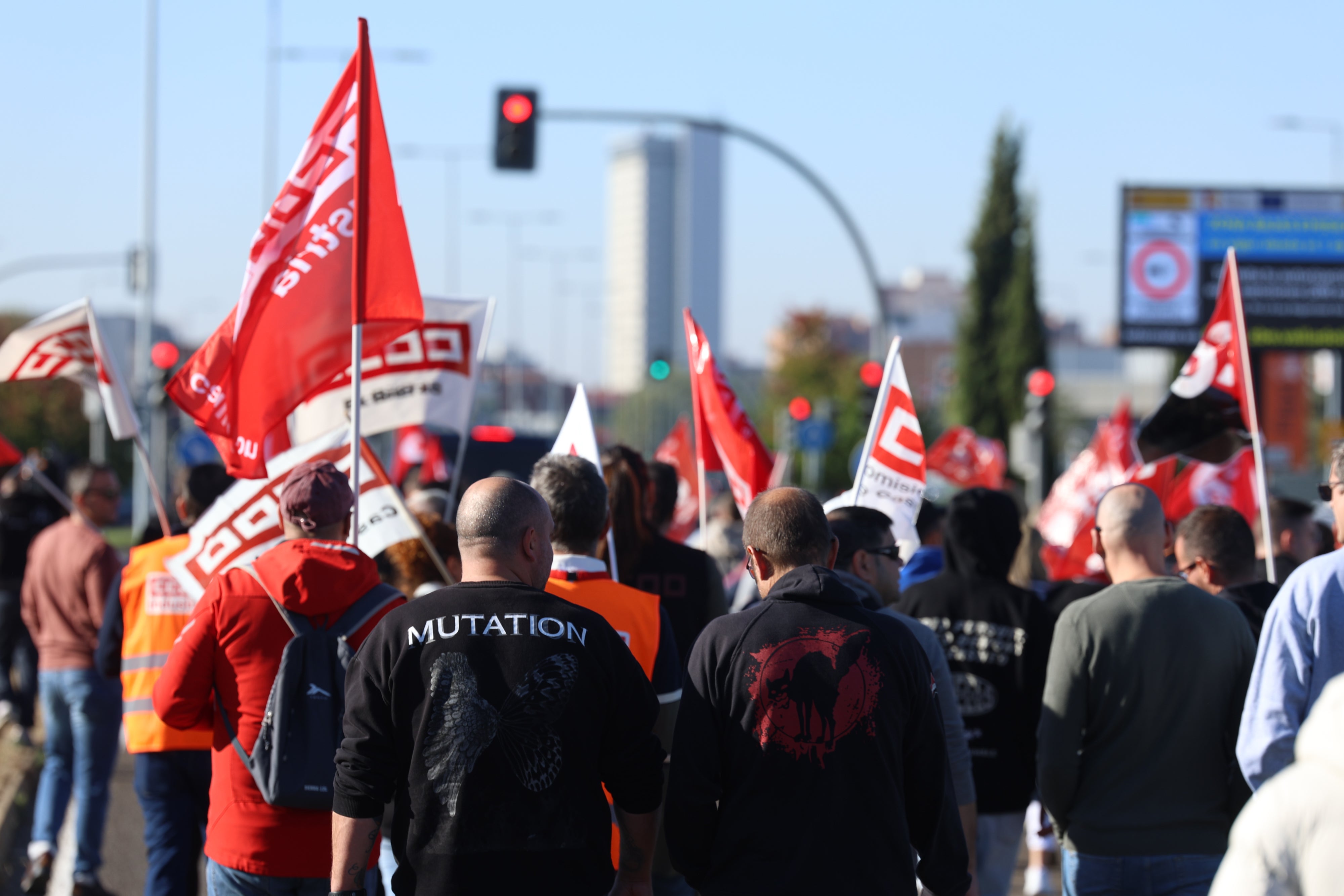 La manifestación de Frenos y Conjuntos en imágenes