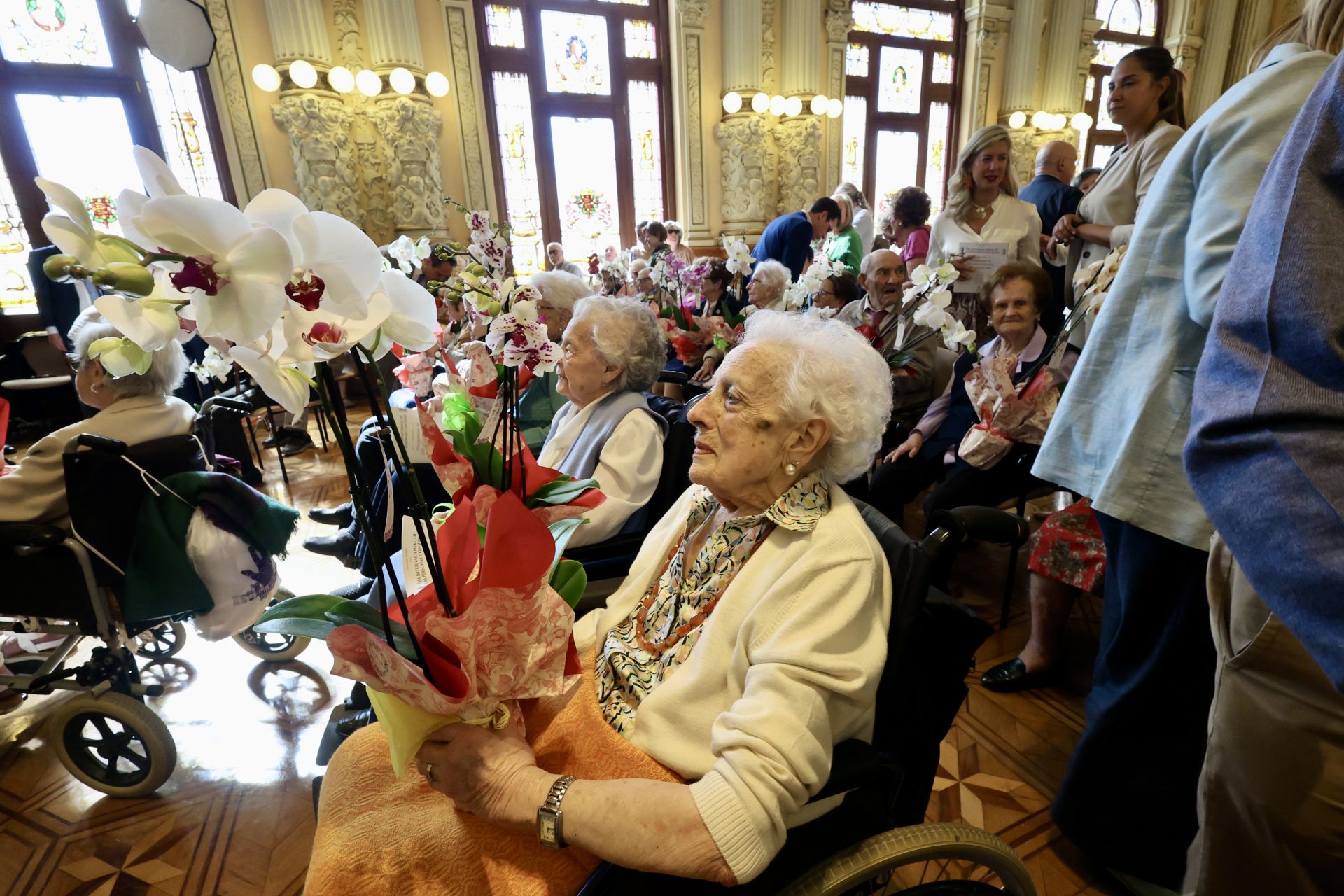El homenaje a los centenarios de Valladolid, en imágenes