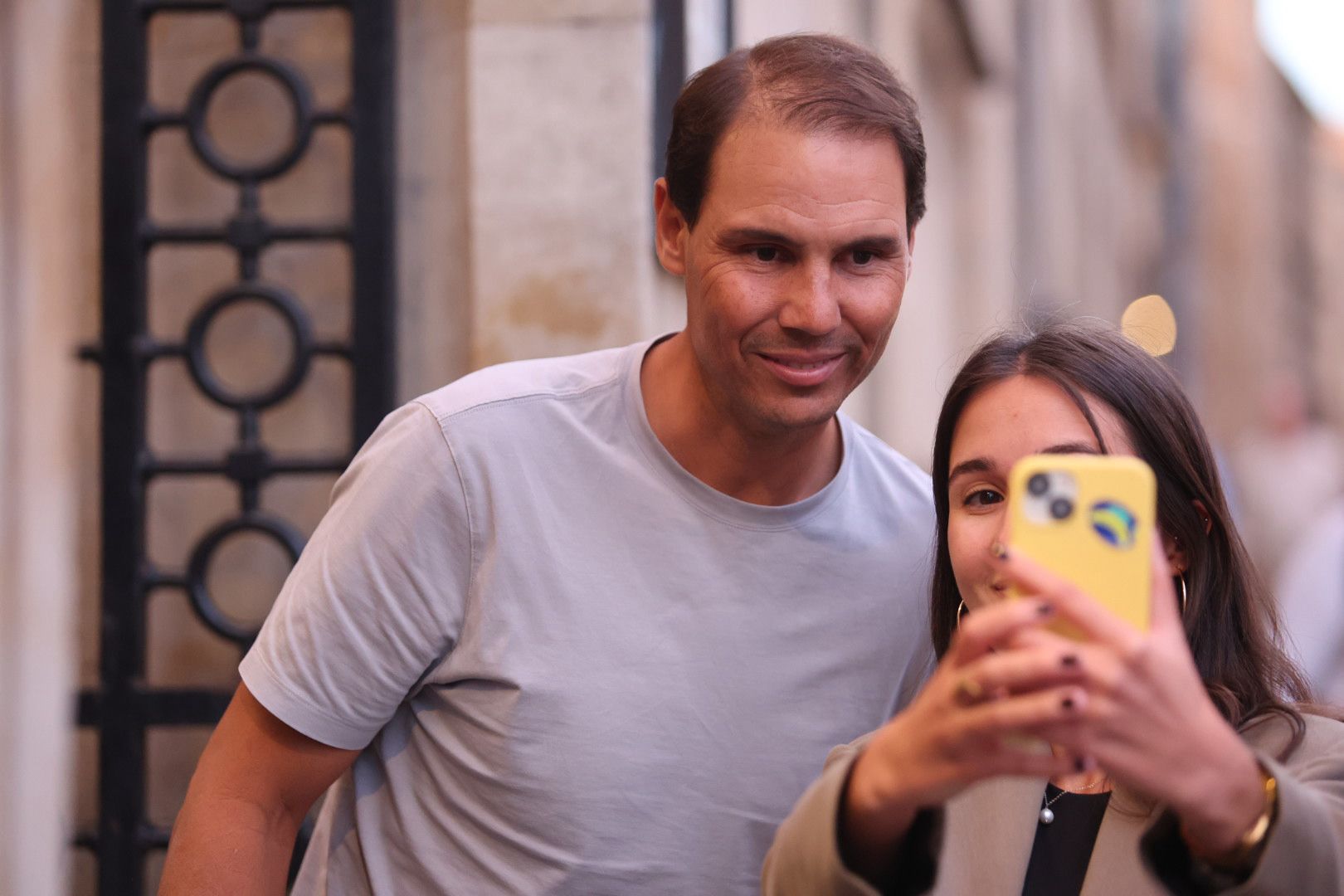 La llegada de Rafa Nadal a Salamanca, en imágenes