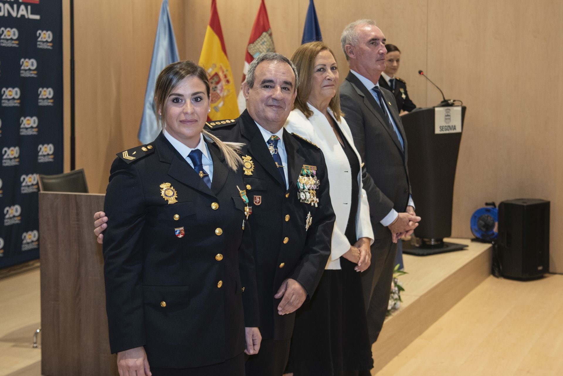 Segovia arropa a la Policía Nacional en su festividad