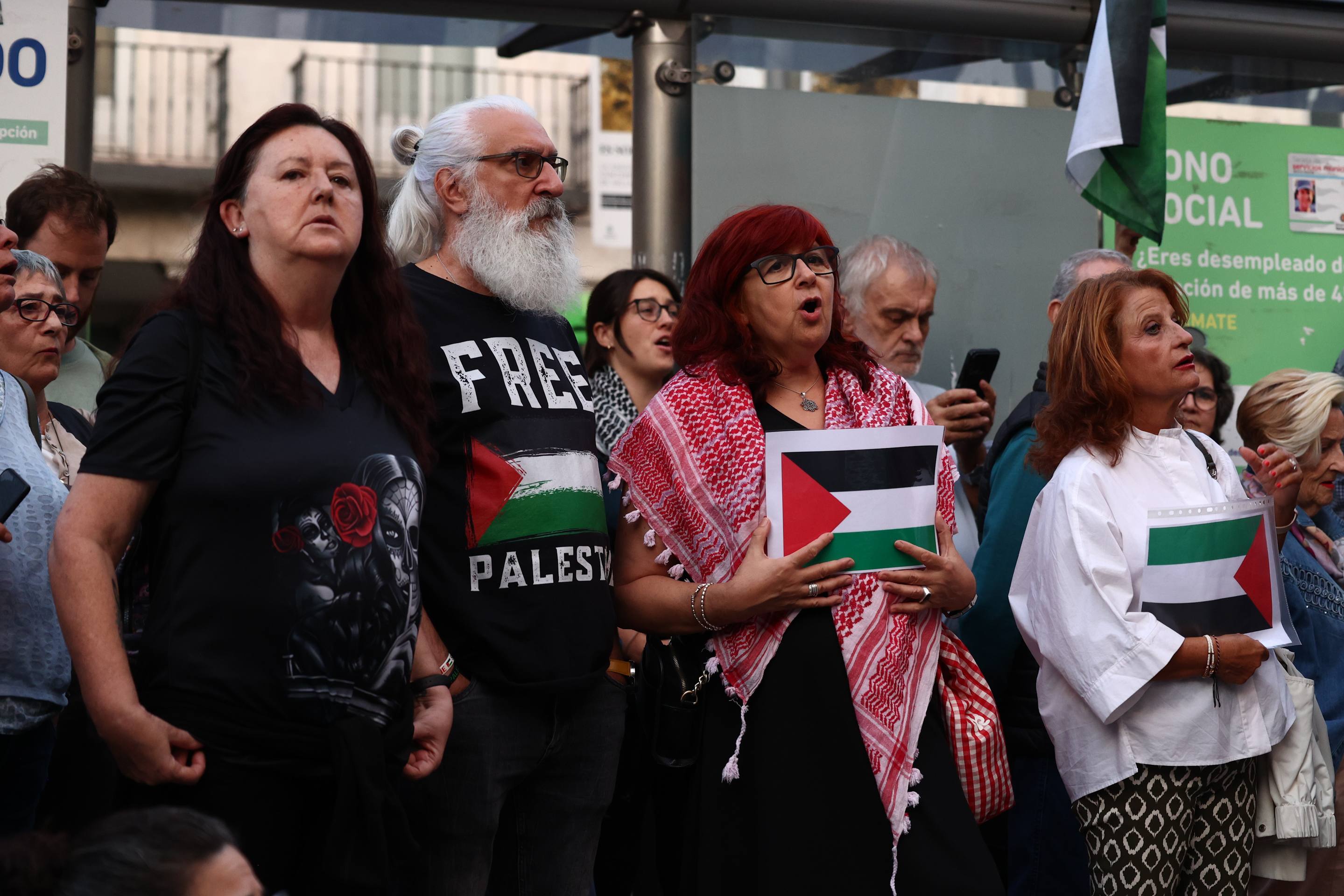 Nueva concentración en Fuente Dorada para reclamar el fin del «genocidio» en Palestina
