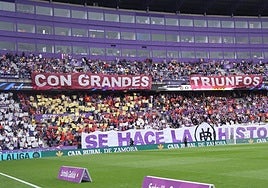 Imagen del Fondo Norte en Zorrilla el pasado domingo