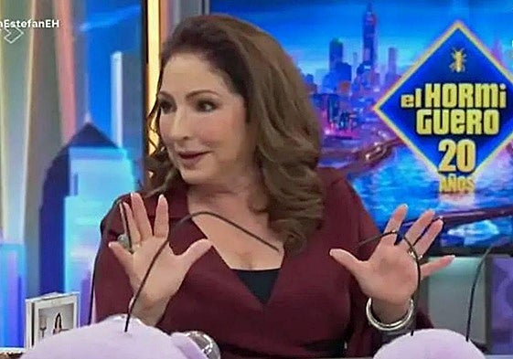 Gloria Estefan en 'El Hormiguero'.