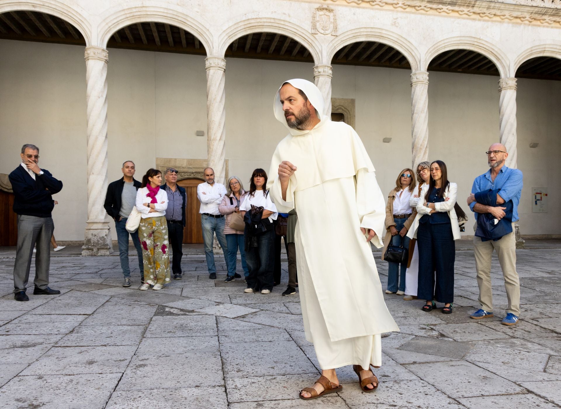 Las imágenes de la ruta teatralizada de la Controversia de Valladolid