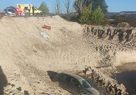 Estado en el que ha quedado el vehículo tras el accidente.
