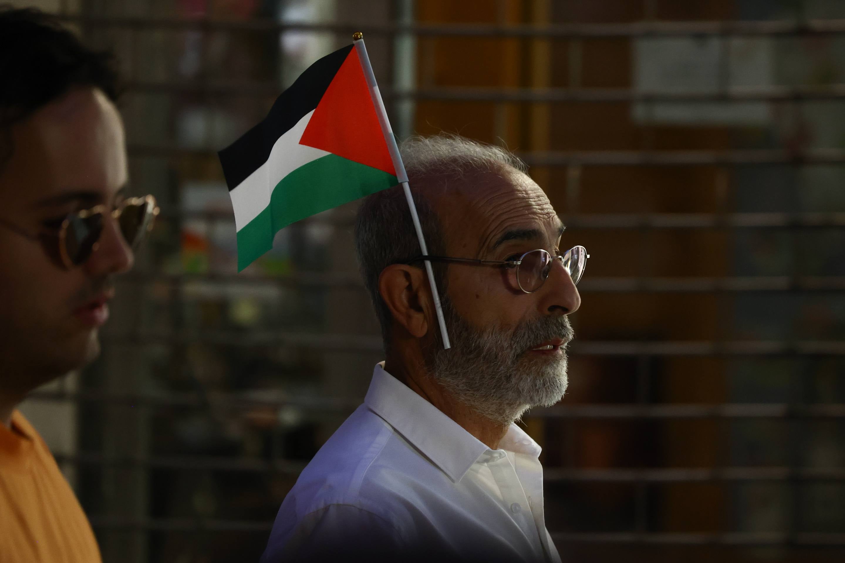 Las imágenes del manifestación propalestina en Valladolid