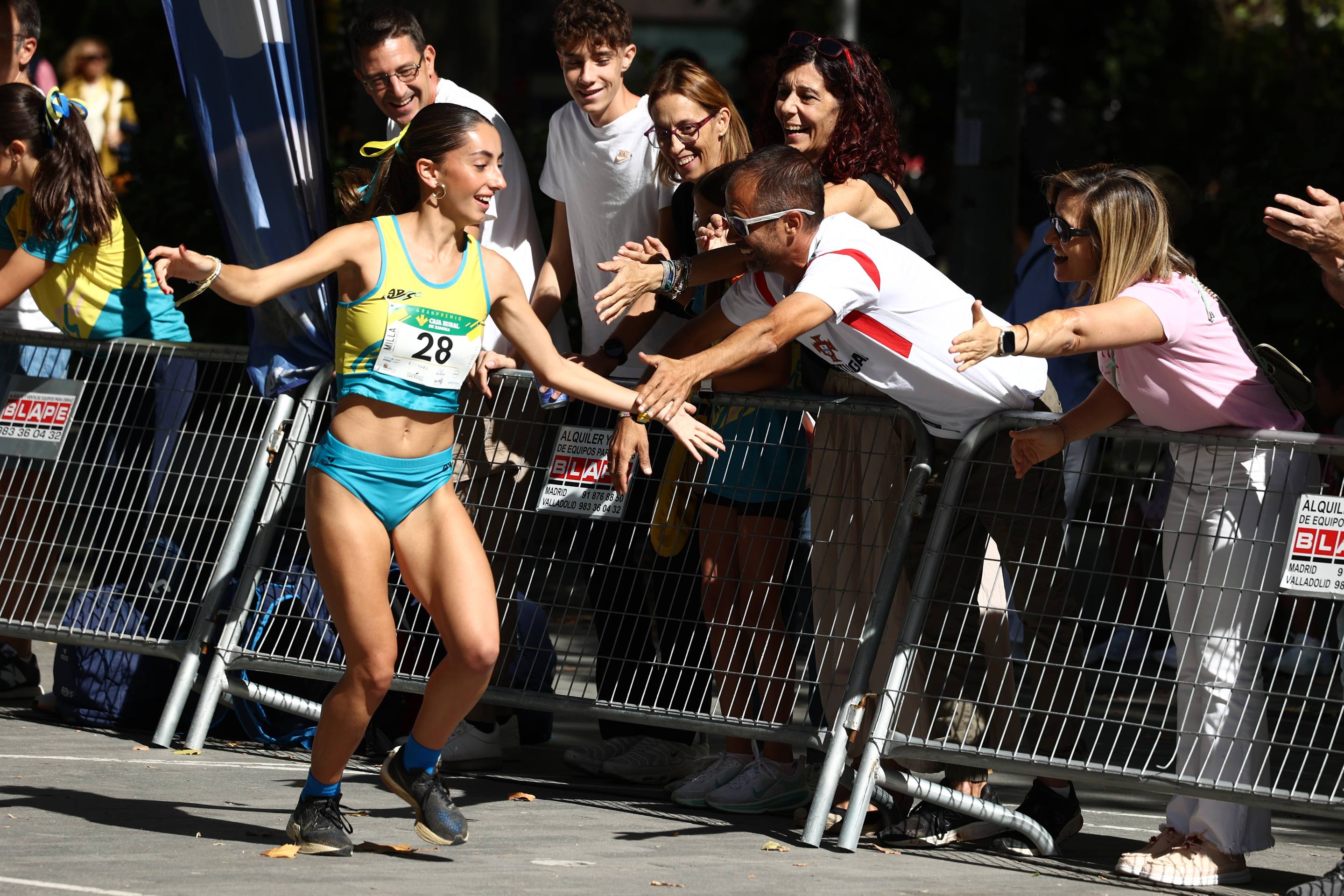Carlos Sáez y Maria Viciosa, vencedores de la XIX Milla Urbana de Valladolid