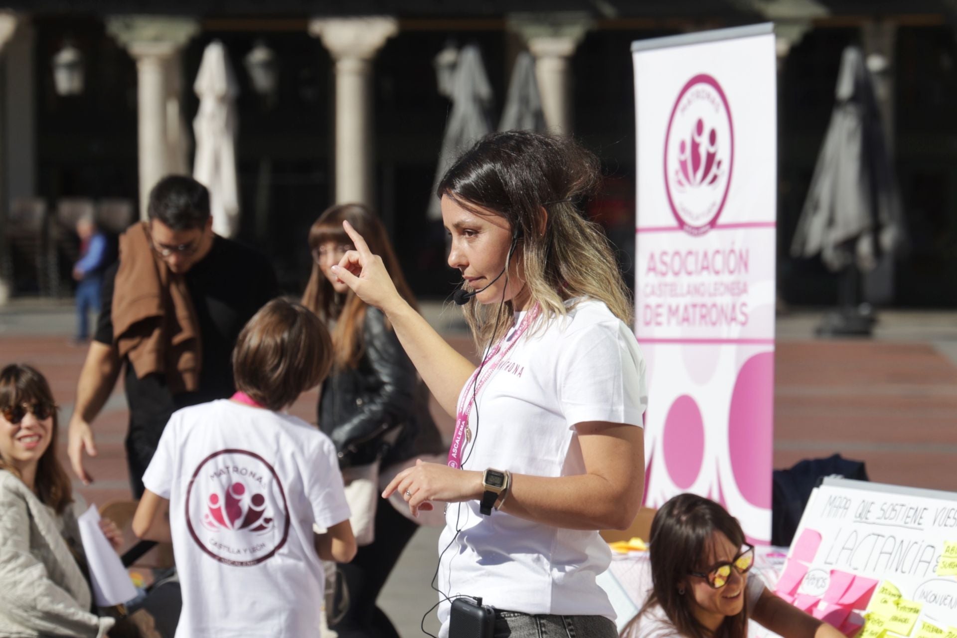 Las imágenes del taller de La Liga de la Leche de Castilla y León
