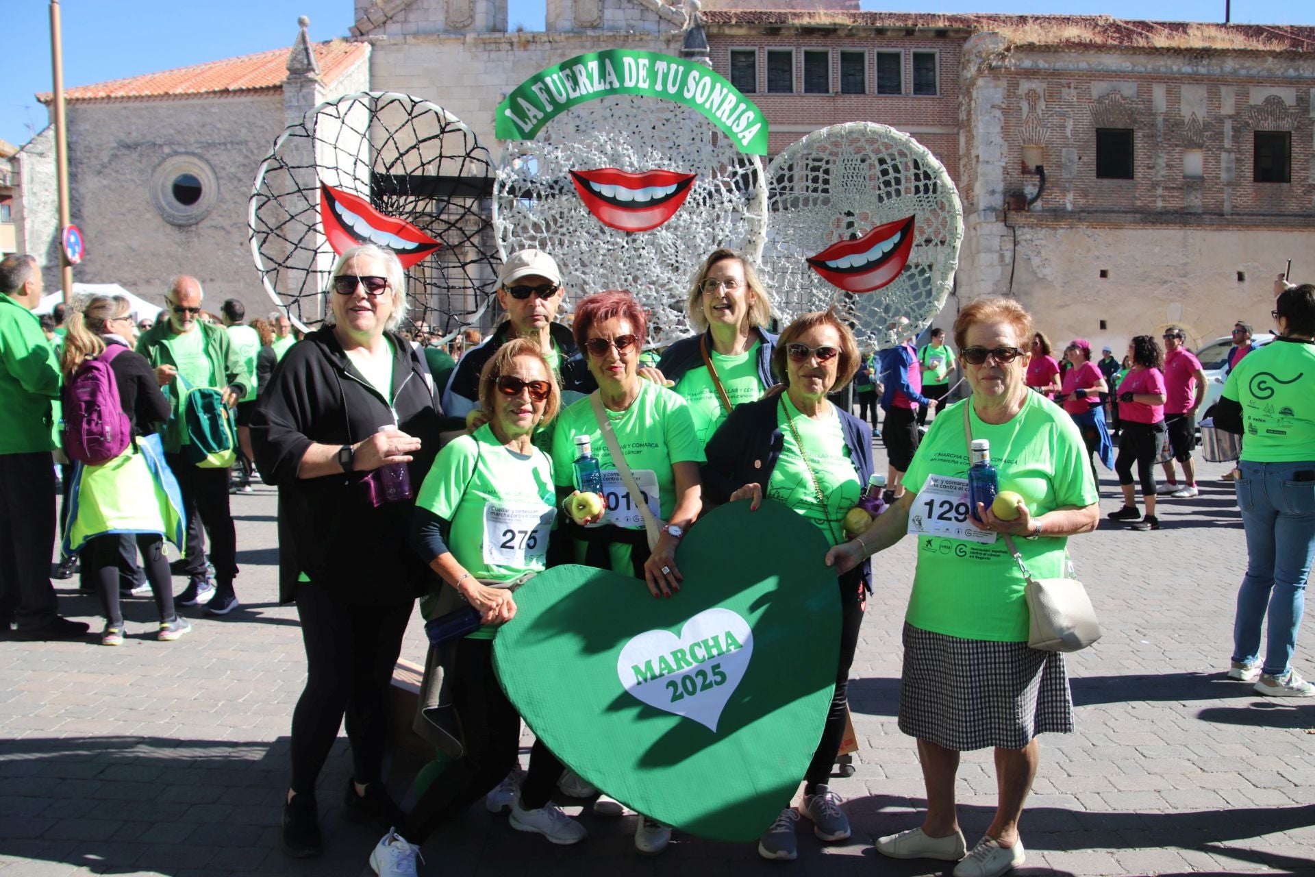 Fotografías de la marcha contra el cáncer en Cuéllar