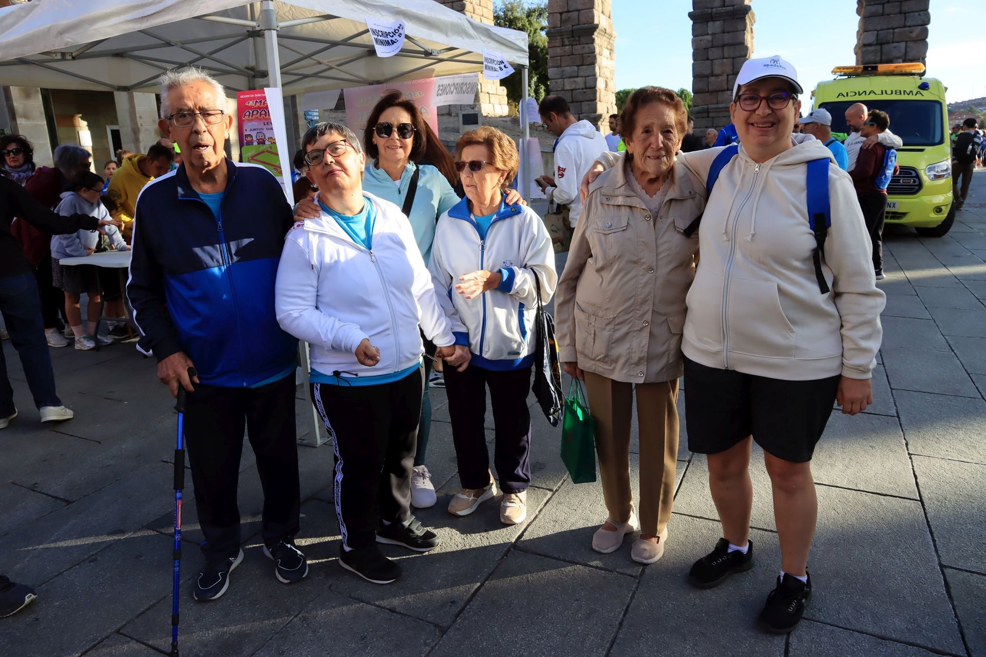 La marcha Apadefim en Segovia, en imágenes