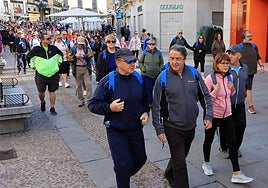 Participantes en la 43 edición de la marcha Apadefim