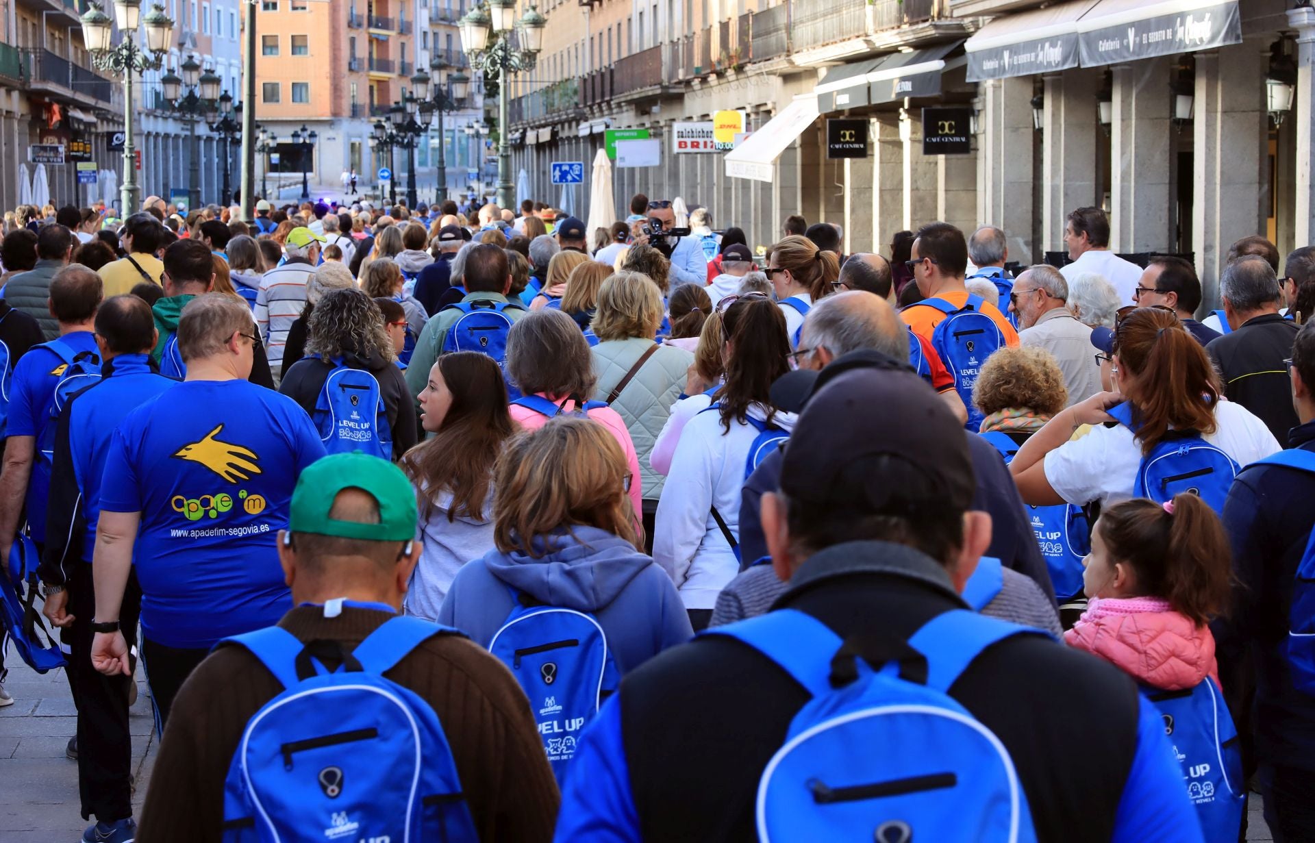 La marcha Apadefim en Segovia, en imágenes