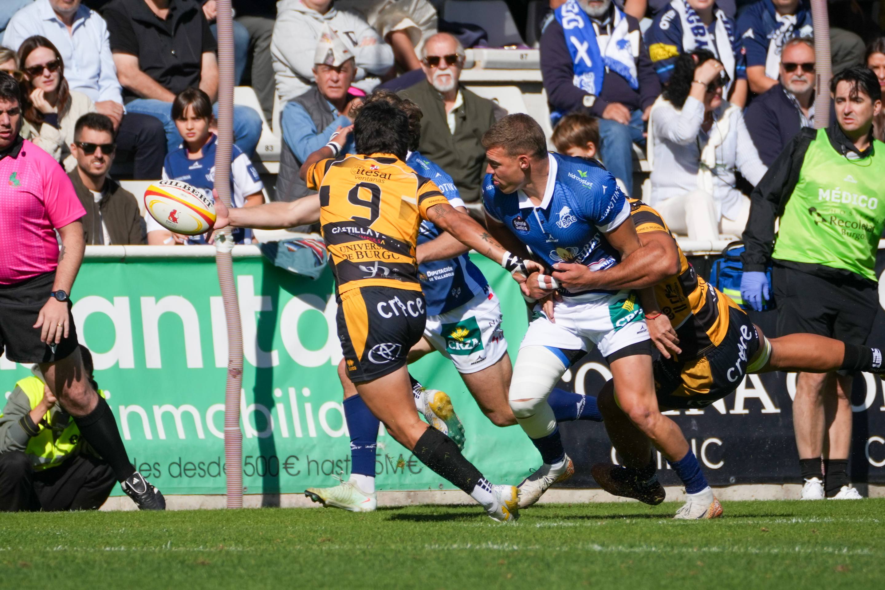 Las imágenes de la derrota del VRAC ante Burgos