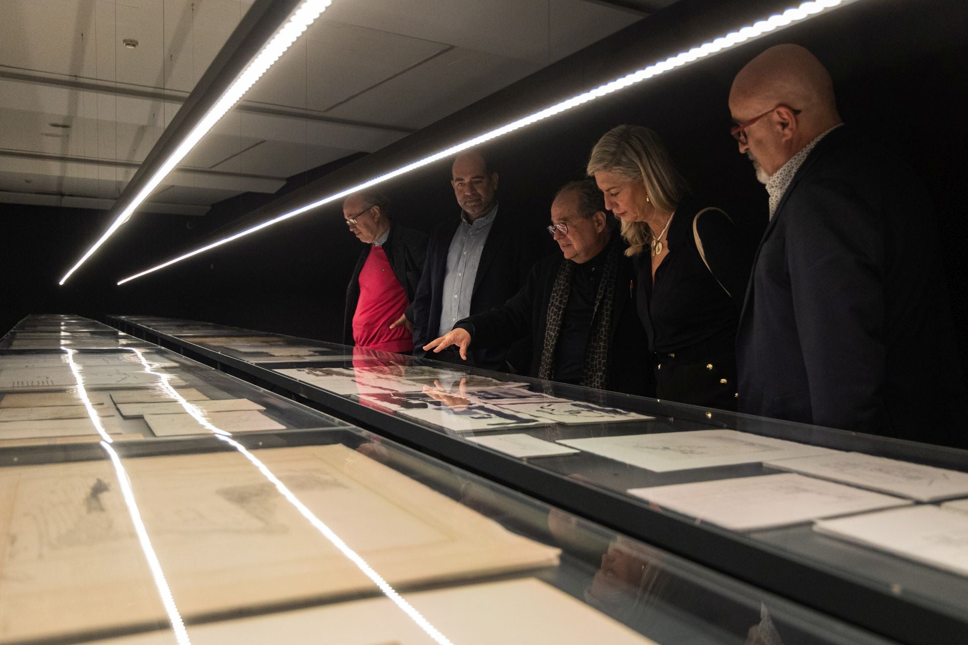 Las imágenes de la exposición sobre la prehistoria de la arquitectura en el Patio Herreriano
