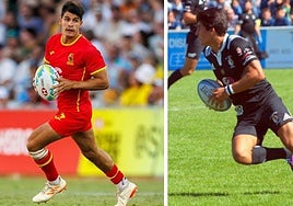 Juan Ramos, con la selección y con la camiseta de El Salvador.