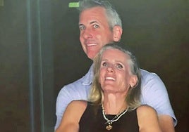 Andy Byron con su amante Kristin Cabot, en el concierto de Coldplay.