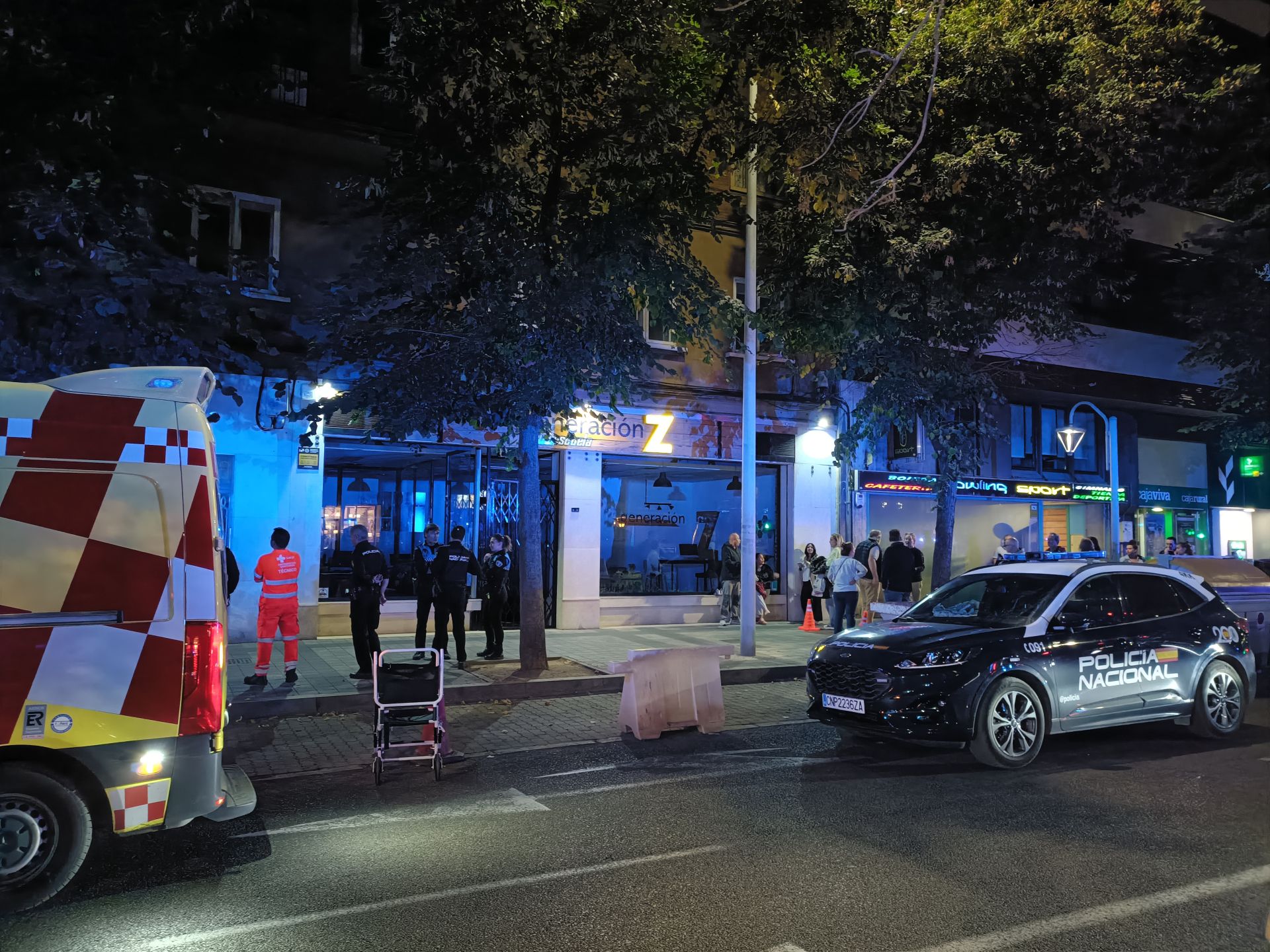 Intervención policial en Casado del Alisal