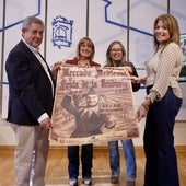 Presentación del Mercado Medieval y la Fiesta de la Vendimia de Quintanilla de Onésimo, este martes en la Diputación de Valladolid.