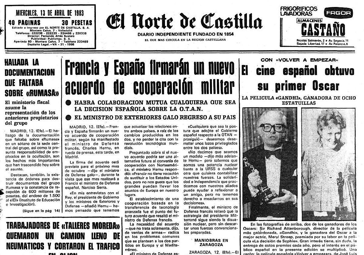 El primer Oscar del cine español