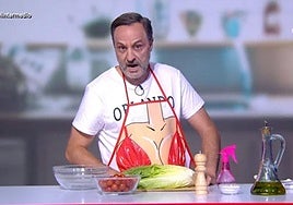 Raúl Pérez imitando a José Luis Ábalos en 'El Intermedio'.
