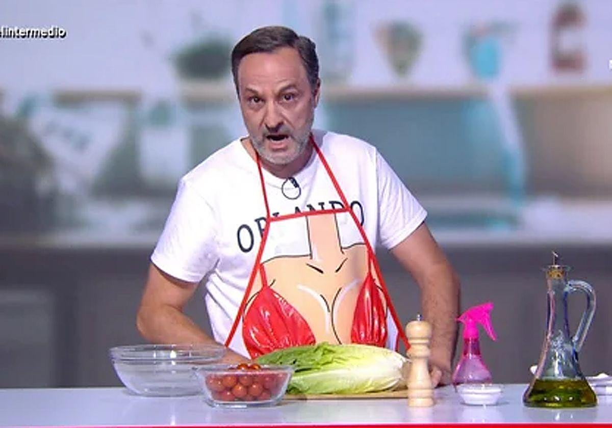 Raúl Pérez imitando a José Luis Ábalos en 'El Intermedio'.