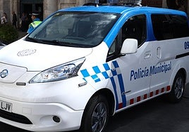 Un vehículo de la Policía Municipal de Valladolid.