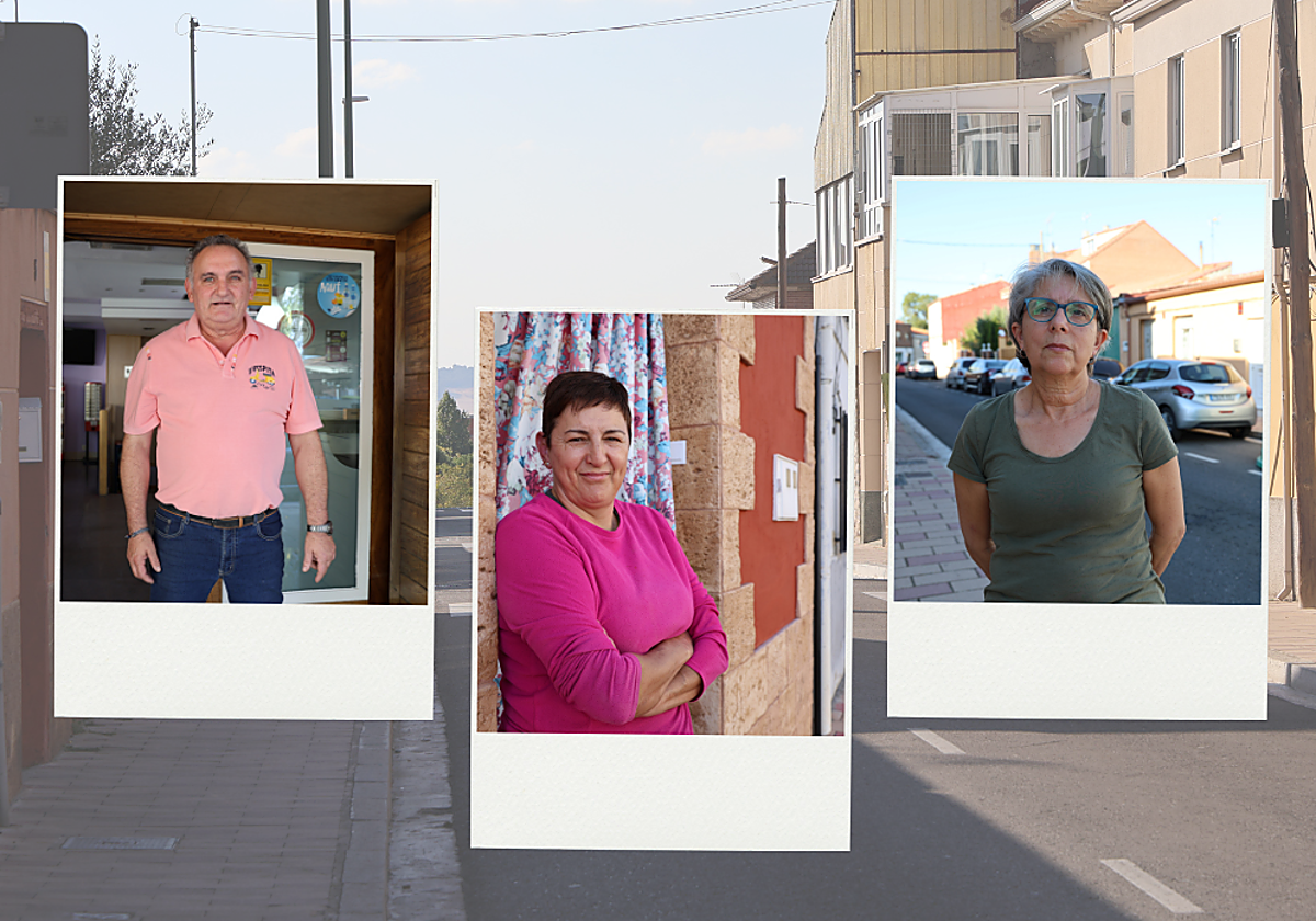 Vecinos y comerciantes de Las Flores.