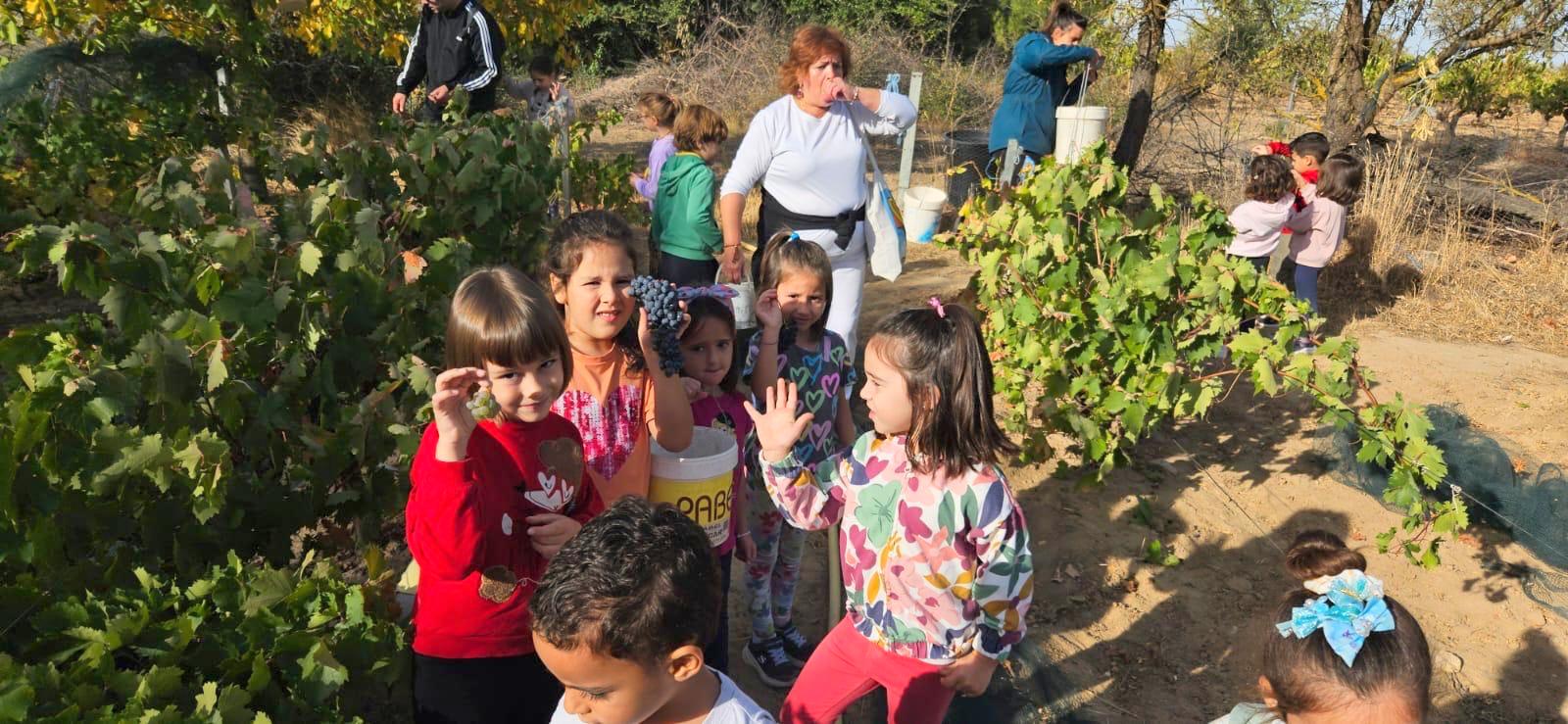Alumnos de Baltanás celebran la Fiesta de la Vendimia